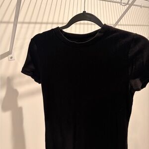 Banana Republic Essential Black Knit Top
